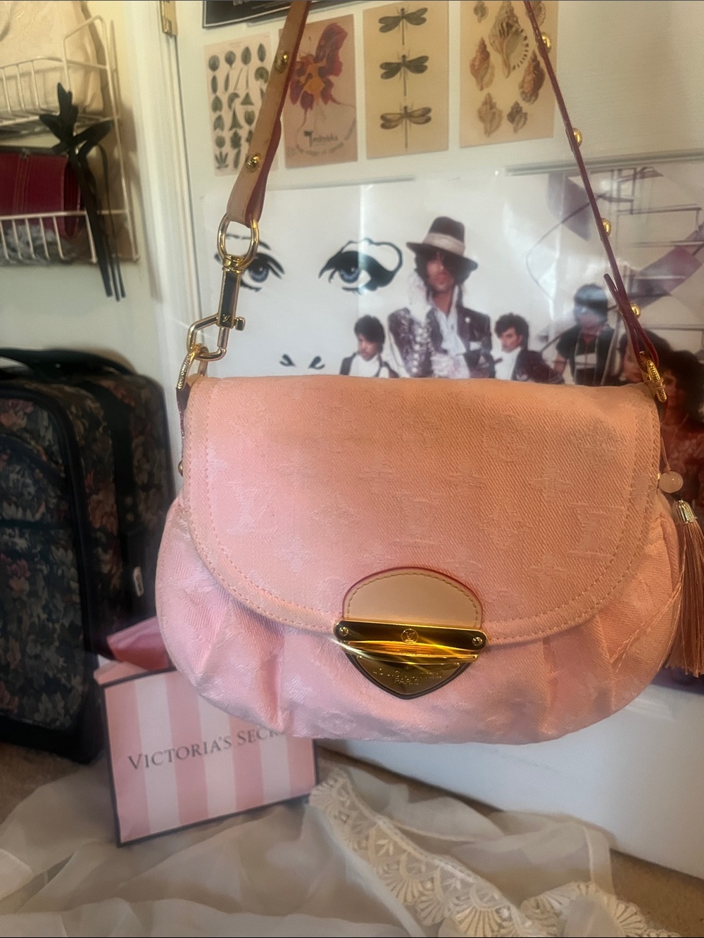 Louis Vuitton Pink denim sunset purse - Picture 12 of 15
